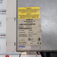 Siemens 6Se7021-8Tp50-z Masterdrives Mc Dc/Ac Drive Dc 510  650V