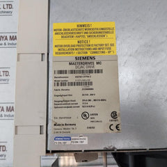 Siemens 6Se7021-8Tp50-z Masterdrive Mc Dc/Ac Drive