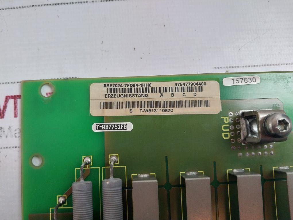 Siemens 6se7024-7fd84-1hh0 Simovert Masterdrives Pre-charging Module