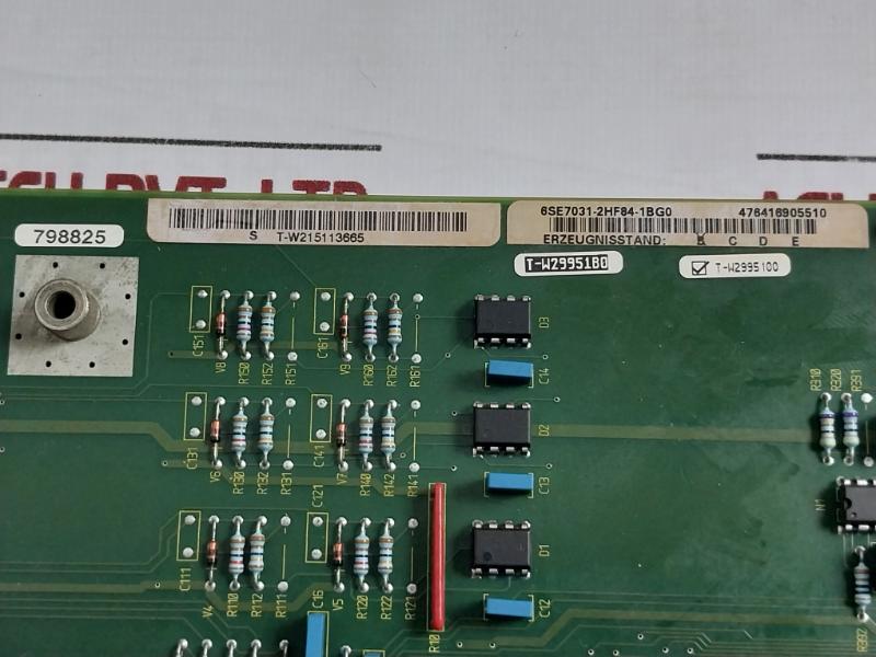 Siemens 6se7031-2hf84-1bg0 Inverter Interface Board 94v-0 476416.0000.00, 798825