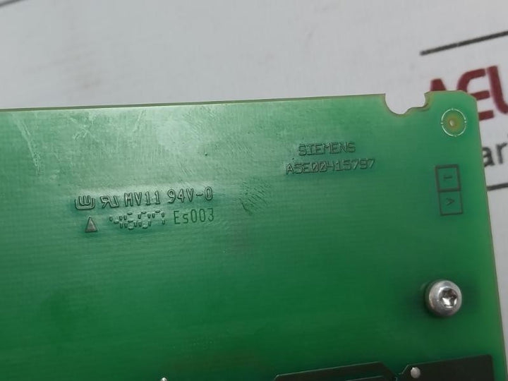 Siemens 6Se7031-7Hg84-1Ja1 Simovert Master Drive Power Supply Module