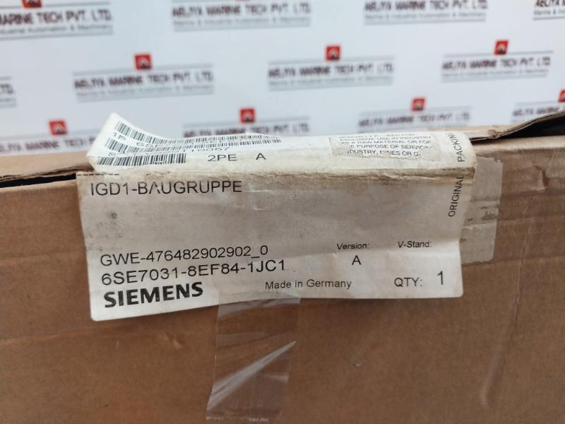Siemens 6se7031-8ef84-1jc1 Inverter Triggering Module 94v-0