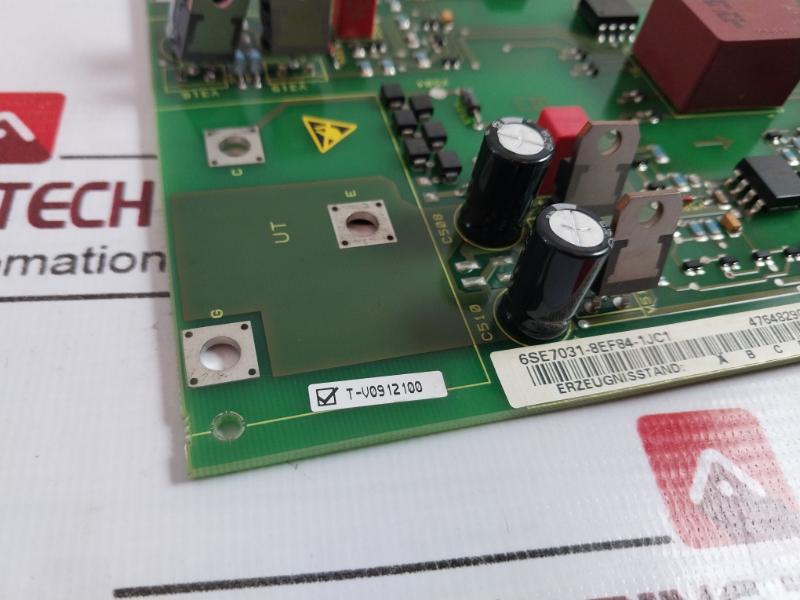 Siemens 6se7031-8ef84-1jc1 Inverter Triggering Module 94v-0