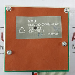 Siemens 6Se7090-0Xx84-2Fao Pmu Operator Panel Keypad Se 476 511.5008.00