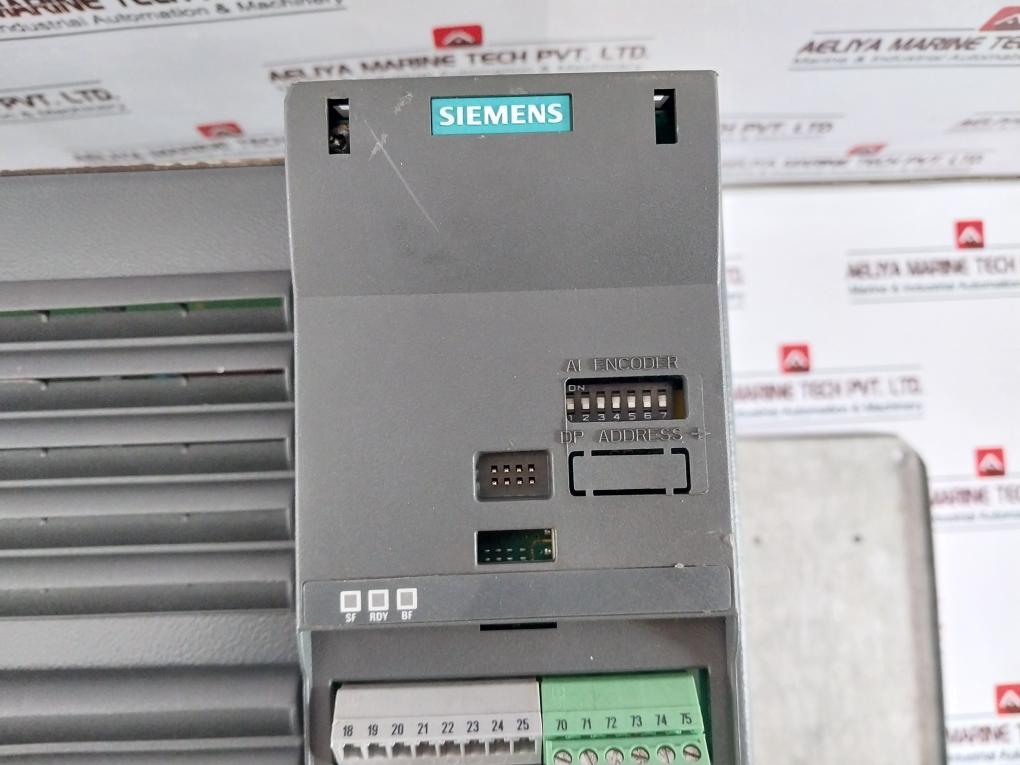 Siemens 6sl3224-0be34-5ua0 Power Module 240 W/ Control Unit 6sl3244-0ba20-1pa0