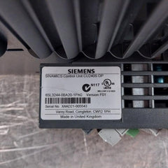 Siemens 6sl3224-0be34-5ua0 Power Module 240 W/ Control Unit 6sl3244-0ba20-1pa0
