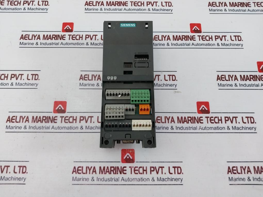 Siemens 6sl3224-0be34-5ua0 Power Module 240 W/ Control Unit 6sl3244-0ba20-1pa0