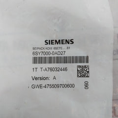 Siemens 6sy7000-0ad27 Simovert Master Drives Connector Set