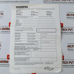 Siemens 6Sy7000-0Ad27 Simovert Masterdrive Drive Monitor V5.4 Sp2