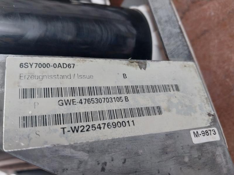 Siemens 6sy7000-0ad67 Masterdrives Dc Link Capacitor With Rack