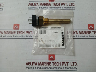 Siemens 7.7036.1 Temperature Sensor Resistance Thermometer 7Mc1006-8Aa02 Pt100