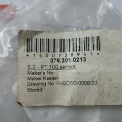 Siemens 7.7036.1 Temperature Sensor Resistance Thermometer 7Mc1006-8Aa02 Pt100