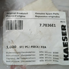 Siemens 7.7036.1 Temperature Sensor Resistance Thermometer 7Mc1006-8Aa02 Pt100
