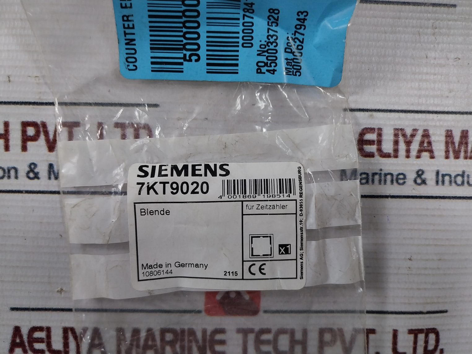 Siemens 7Kt5503 Time Counter 115Vac 60 Hz