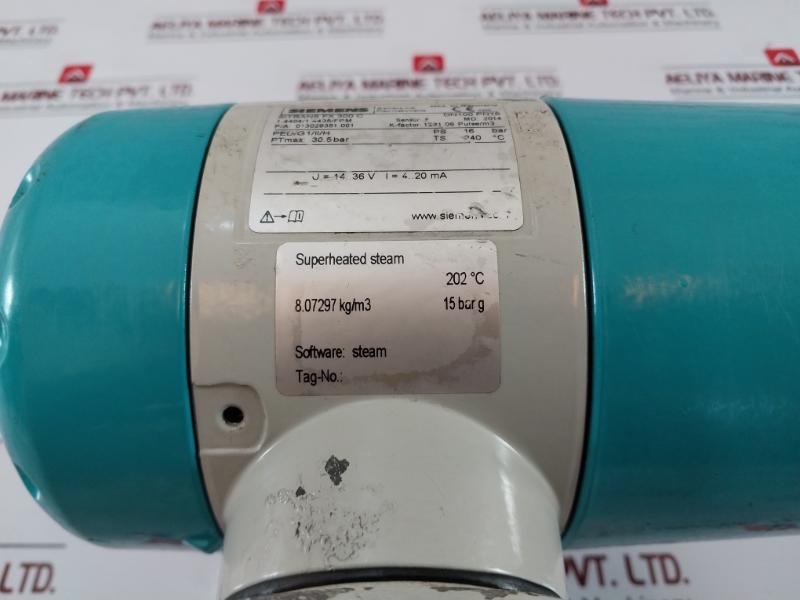 Siemens 7Me2600-3Sb14-2Ag4-z Magnetic Flowmeter With Dn100 Pn16 Flange 4Lp 014040938-088