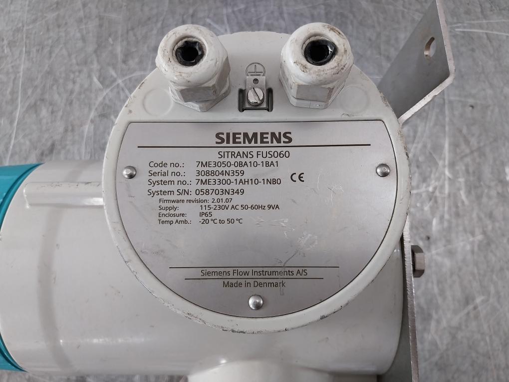 Siemens 7Me3300-1Ah10-1Nb0/ 7Me3050-0Ba10-1Ba1 Ultrasonic Flow Transmitter Set