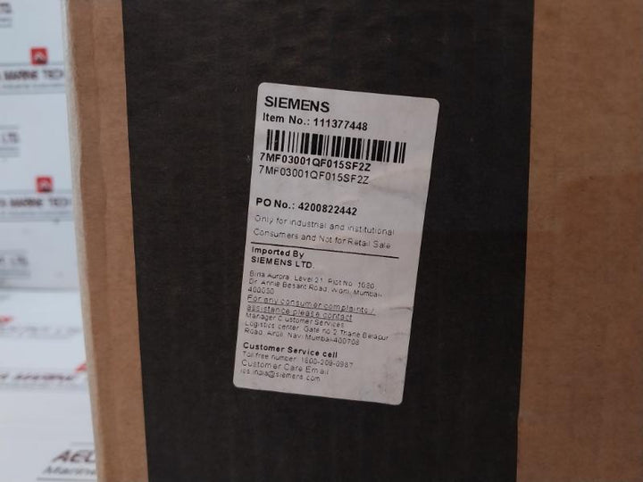 Siemens 7Mf0300-1Qf01-5Sf2-z Pressure Transmitter A5E35435362 4-20Ma Hart 10.5-45V