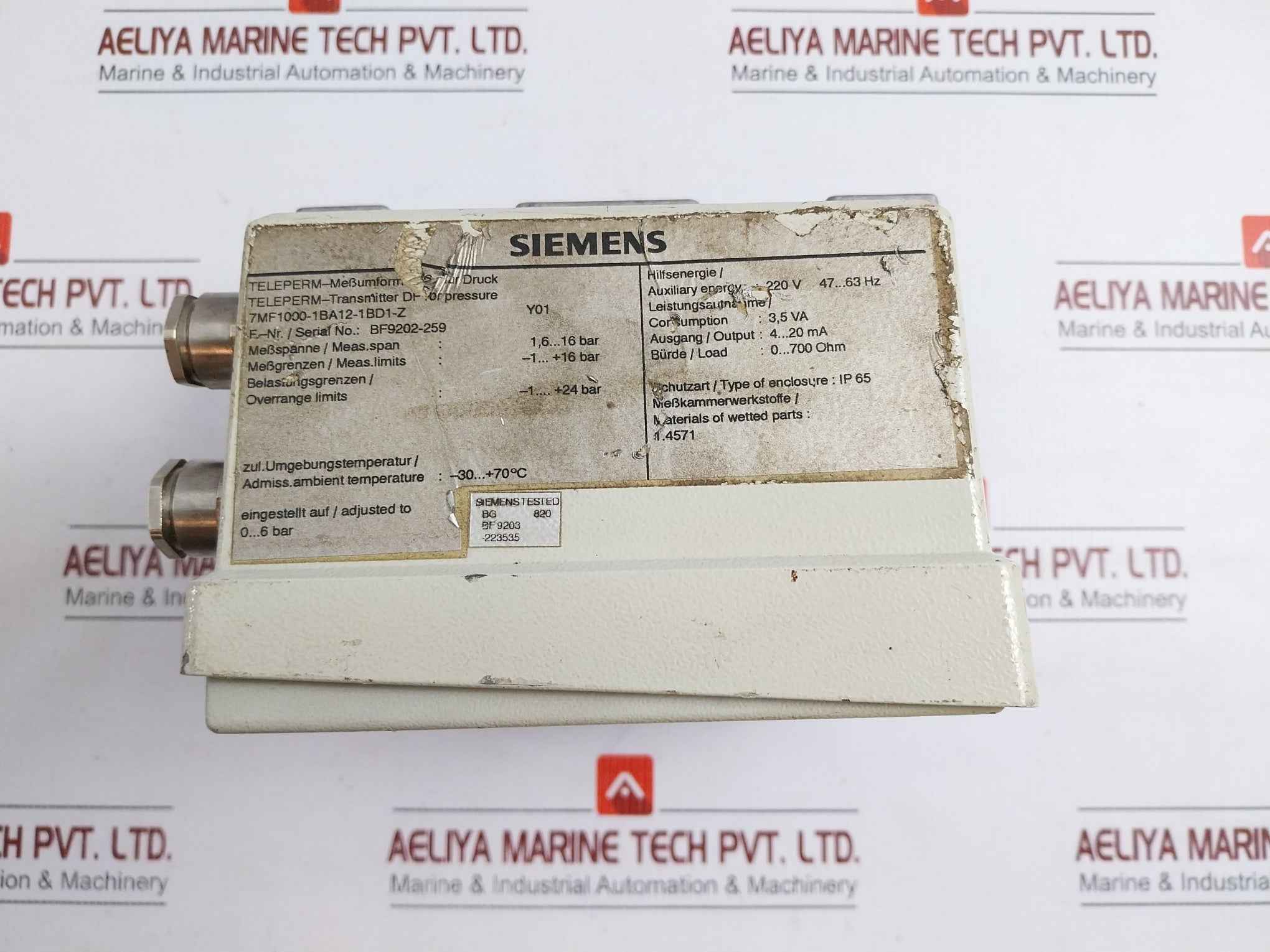Siemens 7Mf1000-1Ba12-1Bd1-z