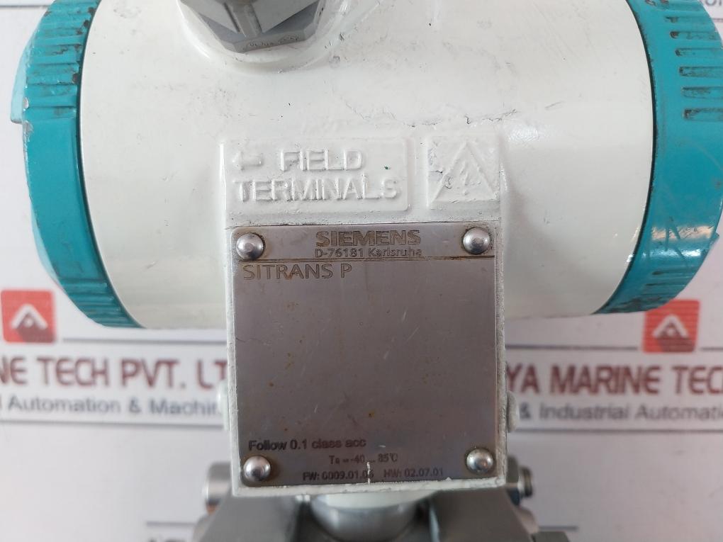 Siemens Sitrans P 7Mf2403-1Ea20-3Ab6-z Pressure Transmitter 4-20 Ma Ip66