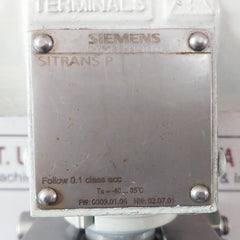 Siemens Sitrans P 7Mf2403-1Ea20-3Ab6-z Pressure Transmitter 4-20 Ma Ip66