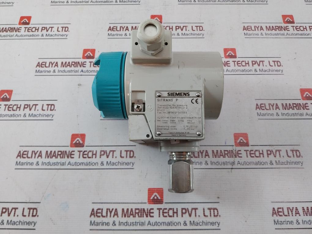 Siemens 7Mf4022-1Da10-1Ac3-z Transmitter For Pressure Hf9612-905583