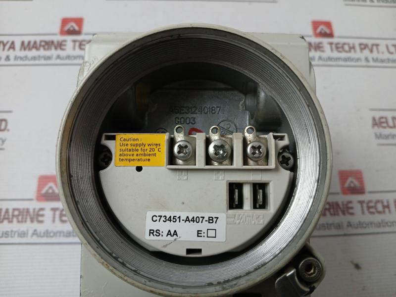 Siemens 7Mf4033-1Dy10-2Pc6 Transmitter For Pressure Dc 10.5-45V 4-20 Ma Hart 