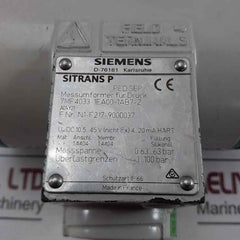 Siemens 7Mf4033-1Ea00-1Ab7-z Sitrans P Pressure Transmitter 10.5–45 Vdc