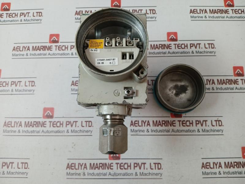 Siemens 7Mf4033-1Ea10-1Ab6-z Transmitter For Pressure 4-20Ma 0.63-63 Bar