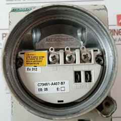 Siemens 7Mf4033-1Ea10-1Ab6-z Transmitter For Pressure 4-20Ma 0.63-63 Bar