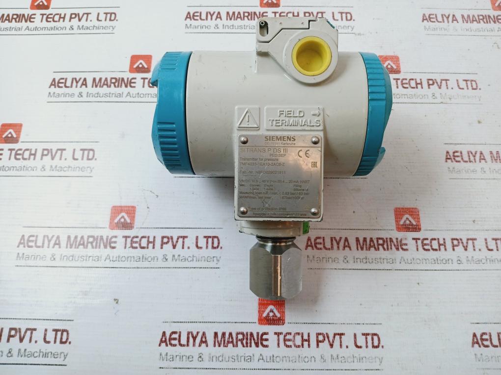 Siemens 7Mf4033-1Ea10-2Ac6-z Sitrans P Ds Iii Pressure Transmitter Ip66