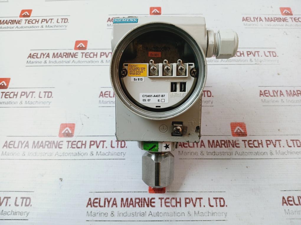 Siemens 7Mf4033-1Ea10-2Ac6-z Sitrans P Ds Iii Pressure Transmitter Ip66
