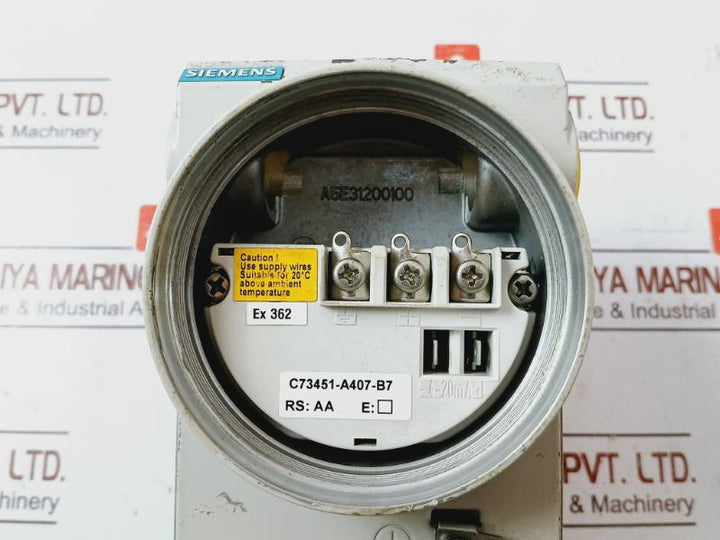 Siemens 7Mf4433-1Ca02-1Ac6-z Pressure Transmitter A5E31200105