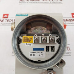 Siemens 7Mf4433-1Ca02-2Nc1 Differential Pressure Transmitter 4-20Ma 30V 100Ma 0.