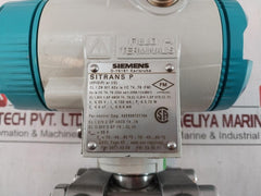 Siemens 7Mf4433-1Ca02-2Nc1 Differential Pressure Transmitter 4-20Ma 30V 100Ma 0.