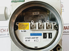 Siemens 7Mf4433-1Ca02-2Nc1 Sitrans P Differential Pressure Transmitter