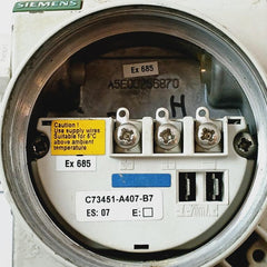 Siemens 7Mf4433-1Ca02-2Nc1 Sitrans P Differential Pressure Transmitter