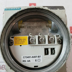 Siemens 7Mf4433-1Da02-1Ac6-z Transmitter For Differential Pressure And Flow C734