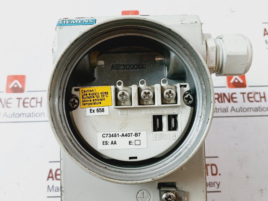 Siemens Sitrans P Ds III 7Mf4433-1Da02-1Bc6-z Differential Pressure Sensor
