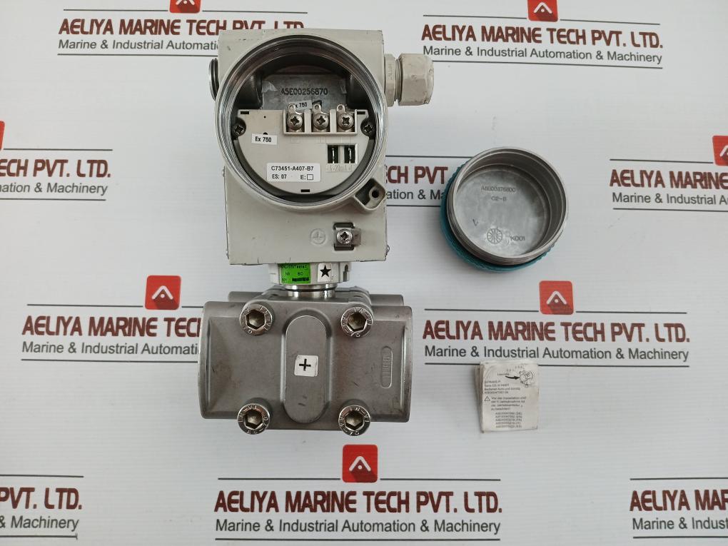 Siemens 7Mf4433-1Da02-2Ac1 Differential Pressure Transmitter 25-250 Mbar