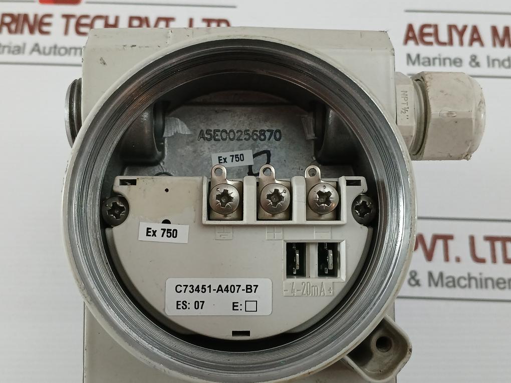 Siemens 7Mf4433-1Da02-2Ac1 Differential Pressure Transmitter 25-250 Mbar