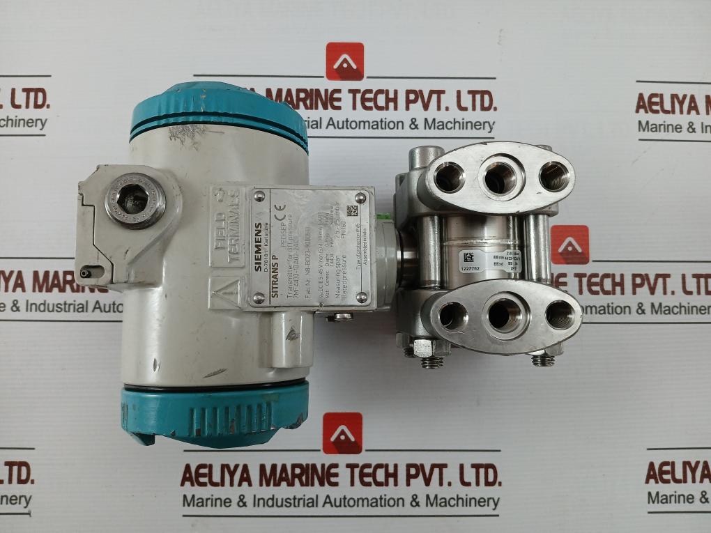 Siemens 7Mf4433-1Da02-2Ac1 Differential Pressure Transmitter 25-250 Mbar