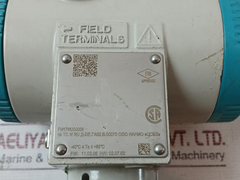 Siemens 7Mf4433-1Ea02-1Ac6-z Transmitter For Differential Pressure And Flow A5E3