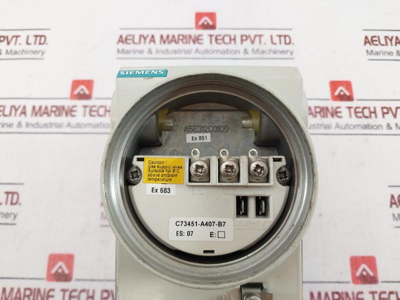 Siemens 7Mf4433-1Fa02-1Bc6-z Sitrans P Differential Pressure Transducer