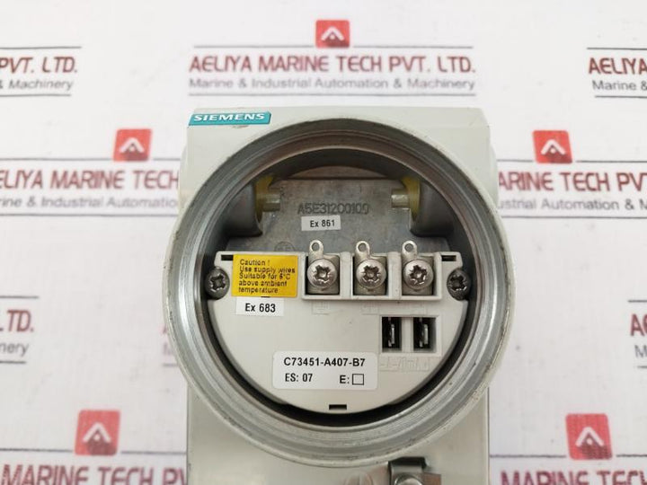 Siemens 7Mf4433-1Fa02-1Bc6-z Sitrans P Differential Pressure Transducer