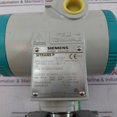 Siemens 7Mf4433-1Fa02-1Bc6-z Sitrans P Differential Pressure Transducer
