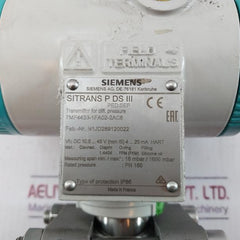 Siemens 7Mf4433-1Fa02-2Ac6 Sitrans Pds Iii Transmitter For Differential Pressure
