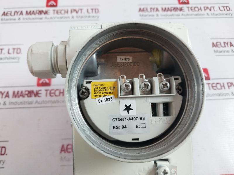 Siemens Sitrans P Ds Iii 7Mf4434-1Da02-2Ac6-z Differential Pressure Transmitter