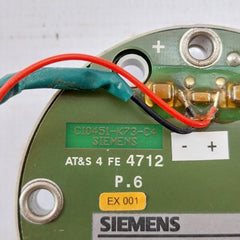Siemens 7Mf4997-1Bs Digital Display For Sitrans Tf C10451-k73-c4