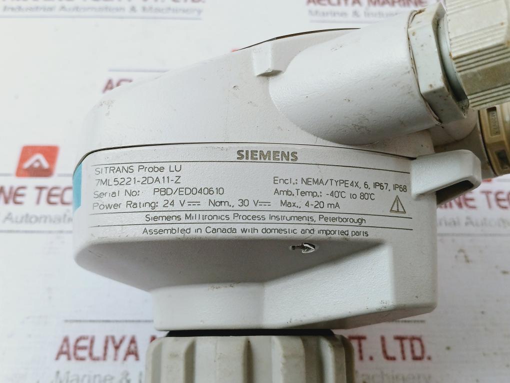 Siemens 7Ml5221-2Da11-z Sitrans Probe Lu Ultrasonic Level Transmitter 24V