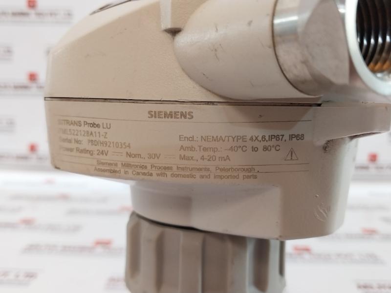 Siemens 7Ml52212Ba11-z Ultrasonic Level Transmitter 7Ml52212Ba11
